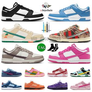 Treinadores Tamanho Grande 47 para Homens Mulheres Low Panda Flats Running Shoe Designer OG Pink Los Angeles Coast The Powerpuff Girls Be 1 of One Jarritos Skate GAI Sneakers