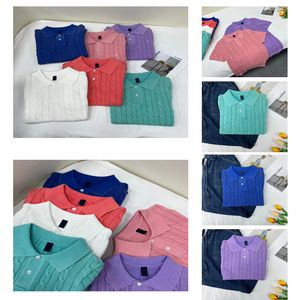 أزياء الصوف T Shirt Womens متماسكة سترة جديدة من القمصان العلامة التجارية الشهيرة مصممة الصوفية Pullover Sweatshirt النساء التطريز طباعة الحيوانات حجم S-L