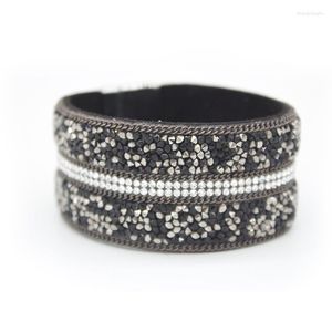 Charm Bracelets Magnetic Buckle Men's Bracelet Ladies Fashion Cool Suede Gift Girlfriends