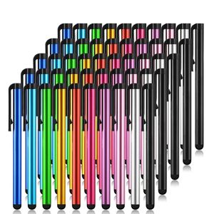 Caneta de caneta universal de tela de toque para ipad iphone 12 13 lápis de caneta capativa com clipe de caneta para tablet para smartphone