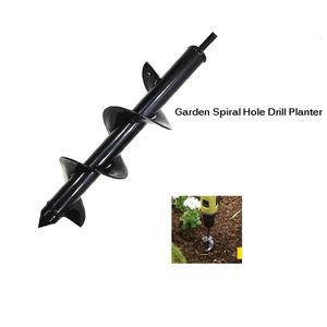 Andra trädgårdsverktyg Spiral Hole Borr Planter Roto Flower Bulb Hex Shaft Auger Yard ing Bedding Planting Digger Tool 230422