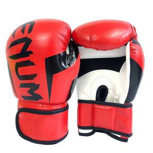 Protective Gear Boxing Gloves MuayThai Punch Bag Training Mitts Sparring Kickboxing Fighting HKD231123