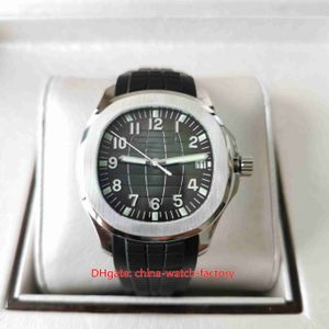 Orologio da uomo GR Factory Migliore versione 40mm Aquanaut 5167 5167A-001 Cinturini in caucciù Orologi Vetro zaffiro CAL.324SC Movimento meccanico automatico Orologi da polso da uomo