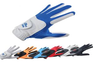Nowe rękawiczki golfowe FIT39 Wysokiej jakości PU Super Elastyczne Elastyczne Men039s lewa ręka sportowa rękawiczki 5 kolorów Golf Supplies Fre6594434