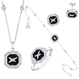 Studörhängen Mauboussin Jewelry Star Pendant Armband 925 Sterling Silver Halsband Kvinnor Ring Partihandel