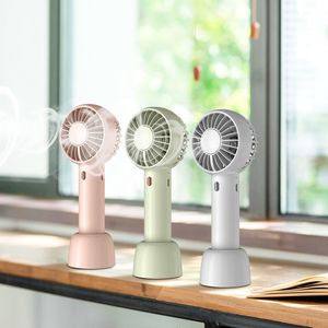 Autre Maison Jardin Portable Ventilateur De Poche Double Lame USB Rechargeable Mini Refroidissement À La Main Batterie 1500mAh Petit Puissant Électrique 3 Vitesse 230422