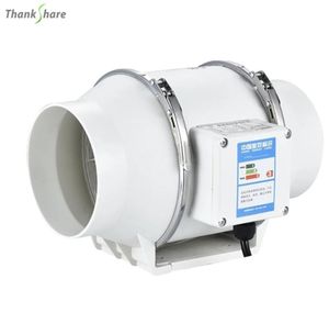 Ventilatori di scarico Casa Silenzioso Inline Tubo Condotto Ventilatore Per Bagno Estrattore Ventilazione Cucina Wc Parete Aria Pulita Ventilatore 220V 2203732920