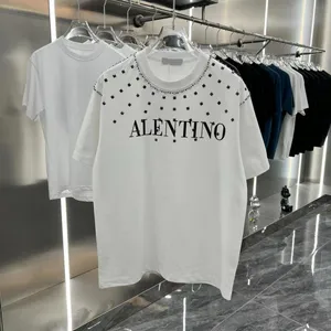 T-shirt da uomo più magliette per tees per le magliette rotonde ricamato e stampato in stile polare abbigliamento estivo con strade in cotone puro 3wq16