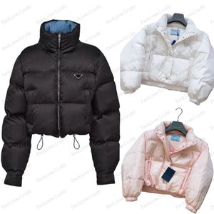 2023Frau Winterjacke Daunenparks Jacken Puffer Abnehmbare Ärmel Designer Damen Kurzmäntel Warme Dame Weste Slim Mantel Tasche Windjacke