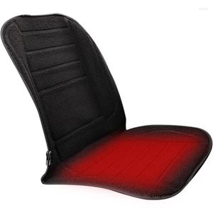 Car Seat Covers 12V 24V Fast Heating Cover For Winter | Heated With Comfort Nonslip Backrest Multifunction Pad Of