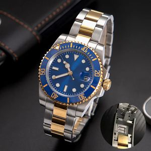 Oryginalna marka męska projektant Watches Oryginalne nowe ROLEJ Automatyczne zegarek na rękę dla Man Super Submarine Stal nierdzewna stal nierdzewna 40 mm Sapphire AAA Jakość GMT Na ręce