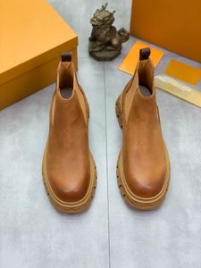 Yeni Sonbahar Kış Deri Chelsea Doc Martens Louiseits Platform Deri Deri Kabartmalı Moda Erkek Ayak Bileği Botları Viutonits