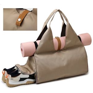 Yoga Bags Female Sport's Swimming Accessories Fitness Training Weekend Shoe Pocket Ladies' Luggage Bolsas Travel Handbags 231123