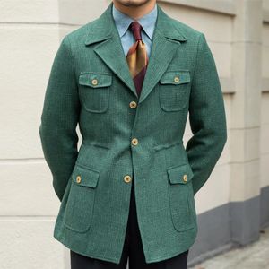 Herren Anzüge Blazer Hohe Qualität Luxus Mantel Mode Revers Top Männer Graben Jacke Für Männer Casual Grau Business Vielseitig Senior 231123