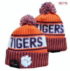 Alabama Crimson Tide Beanies Tigers Beanie North American College Team Side Patch Winter Wool Sport Knit Hat Skull Caps A1