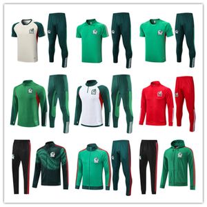 22 23 Mexico Jacket Tracksuit Kit H. LOSANO Hoodies Jackets windbreaker RAUL GUARDADO CHICHARITO G DOS SANTOS Full Zip Training Wear Lengjiao2018 Mrhao0329