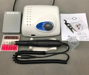 strong65W manicure machine 35K40K45K Electric Nail Drill Machine Strong 210 Manicure Pedicure Nail File Bit Art Equipment7872541