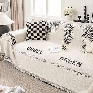 Chair Covers HGXModern Chenille Sofa Cover Universal Couch Towel AntiCat Scratch Throw Blanket for Living Room Decor 231123