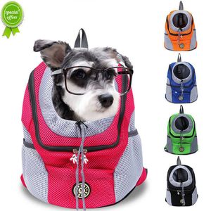 New Pet Backpack Dog Shoulder Bag Chest Bag Out Portable Travel Breathable Dog Bag Pet Supplies Universal Traveling Carrier Backpack