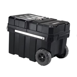 Tool Case HART 24in Rolling Tool Box Portable Black Resin Toolbox 231122