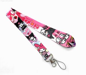 Cartoon Cinnamoroll My Melody Anime Lanyard For Keys ID Card Gym Mobiltelefonband USB Badge Holder Diy Hang Rope Lariat Keychain 734W