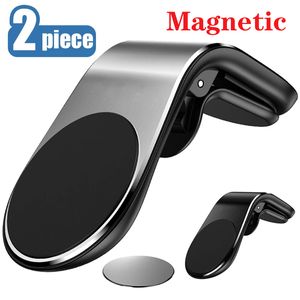 2PCS Car Phone Holder Mobile Support Magnetic Holder Bracket Mount Stand For Tablets And Smartphones Telefone