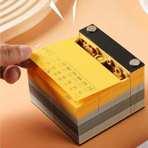 Style 3D Carving Sticky Notes Funny Creative Temple Castle Universe Shape Notepad Cute Desk Ornaments