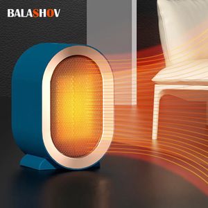 Electric Blanket Portable Heater Room Heating Stove Mini Household Radiator Remote Warmer Machine For Winter Desktop Heaters 1200W 231123