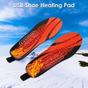 Skondelar Tillbehör 3 växeljustering USB -laddningsbar uppvärmd insolor Intelligent fjärrkontroll Uppvärmningsinsula för skidåkning Winter Foot Warmers 231122