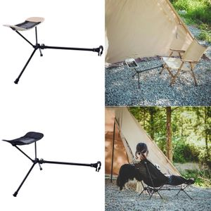 Camp Kitchen Portable Foot Stool 600D Oxford Cloth Collapsible Chairs Benches for Outdoor BBQ Camping Supplies 231123