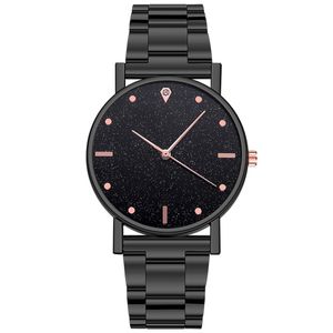 HBP Fashion Women Watches Quartz Movement Electronic Watch Black Designer Clock Original Stainless Steel Strap Casual Ladies Wristwatch