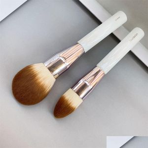 Make-up-Pinsel LM The Powder Foundation – weiches synthetisches Haar, große, makellose Finish-Creme, flüssige Kosmetik, Beauty-Tools, Drop-Lieferung Dhxwg