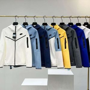 Designer 2324 Spring och Autumn New European and American Couples Pure Cotton Seamless Zipper NK Casual tröja Sport Sticked Hooded Cardigan Coat