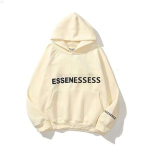 Ess designer hooded 1977 essent hoodie tryckt brev pullover tröjor designer mode klassisk hoodie essentialkläder par essentialhoodies 90m13