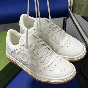 NEW Mac 80 Shoes Luxury Sneakers Men Leather Flat Lace-up White shoes Rubber sole Sneaker Women Vintage Embroidery Classic Casual Shoes