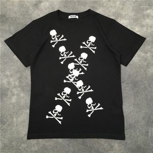 Herren-T-Shirts Mastermind Luxury Men MMJ Skull Bone Diamond T-Shirt Hip Hop Skateboard Parkour Street Cotton T-Shirts T-Shirt Top N199