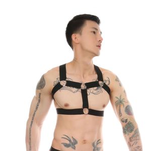 Arnês sexy masculino elástico bdsm bondage cinto corpo peito ombro hater fetiche traje palco clube nightwear adulto