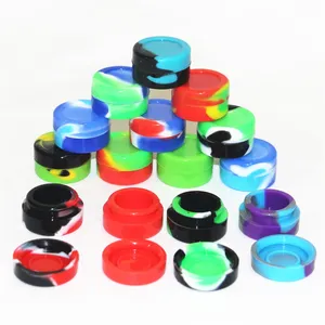 Silicone Wax Dab Containers Stash Tool Jars Box 5ml Concentrate Box Oil Storage Container Smoking Accessories