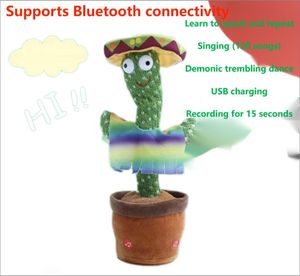 Dancing and talking, internet celebrity, charging cactus, plush electric toy, dancing and twisting cactus