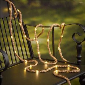 Stringhe Solar LED Corda Tubo luminoso String Ghirlanda fata impermeabile per esterni per recinzione da giardino Patio Decorazione dell'albero