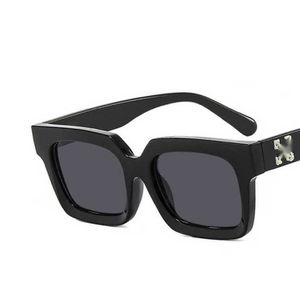 Moda Luxo Offs Branco Armação Óculos de Sol Marca Homens Mulheres Óculos de Sol Arrow x Frame Óculos Tendência Hip Hop Óculos de Sol Quadrados Esportes Viagens Óculos de Sol D0pz