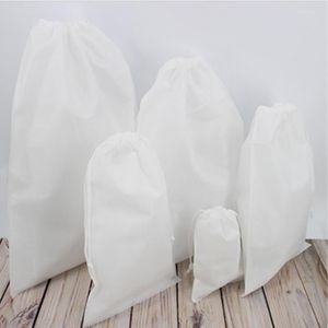 Sacos de compras Bolsa de sacola de sacos de lona Pacockets Bolsa de algodão para o pacote de aluno para a academia de ginástica escolar