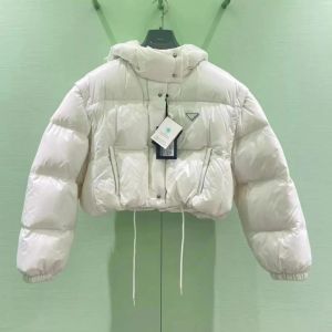 Piumino da donna Parka Convertibile Giacca da donna Cappotto corto imbottito firmato Maniche staccabili invernali V4LU