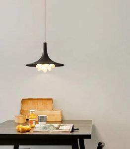 Nordic Loft Style Nowoczesny wisiorek Lekkie żelazne szklane winogronowe modelowanie wisząca lampa wystrój domu oświetlenie w krople 12 ll