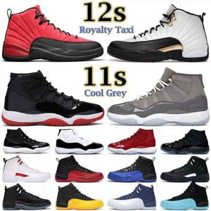 Topest Quality Jardons Men Basketball Shoes 12s 12 Royalty Taxi Utility Grind Twist University Gold 11s Cool Grey Bred Concord Legend Blue Bright Citrus Sneakers