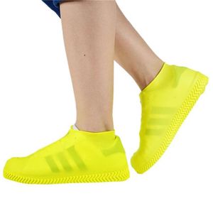 Reusable Waterproof Shoe Covers Slip-resistant Silicone Antiabrasion Unisex Boots Protectors Rain Outdoor Shoes Accessories