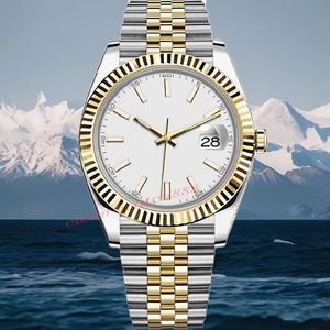 Mens Watch Designer Classic Watch Lüks Takı Saati Modelo Erkek ve Kadın Saat Beden 41mm 36mm 31mm Moda Saat 904L Stainles Çelik Safir Yüksek Kaliteli Saat