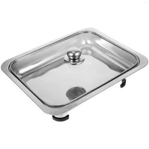 Dinnerware Sets Buffet Chafing Dish Chafer Trays Stainless Steel Warmers Tray Set Serving Dishes Server Chiffon Holder Plate Chafers Pan