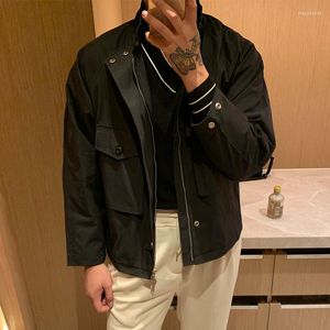 Men's Jackets 2023 Autumn Spring Men's Bomber Zipper Jacket Male Casual Streetwear Hip Hop Slim Fit Pilot Coat Men Clothing Plus Size