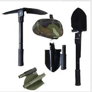 Camp Kitchen Survival Spade Trowel Dibble Pick Emergency Garden Outdoor Tool Multi function Military Portable Folding Camping Shovel 231123